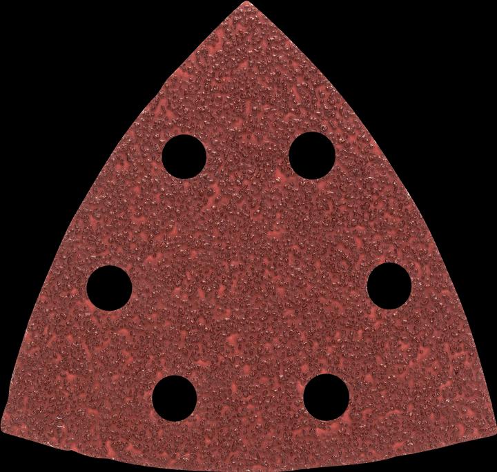 Actual product image Bosch Zubehör Sanding sheet set for delta sander, 93 mm, 40, 6 holes, pack of 25 (40)