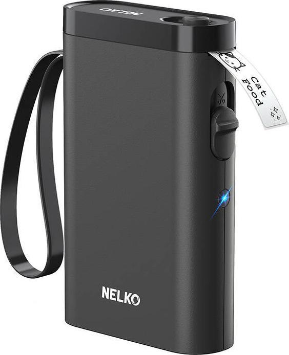 Actual product image Nelko P21 thermal label printer (black) (203 dpi)