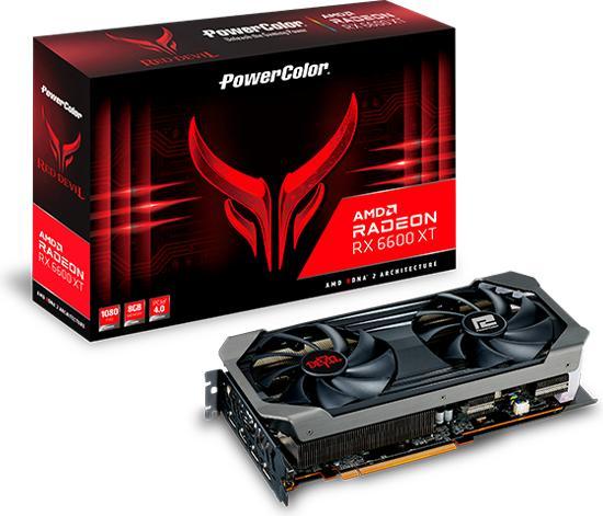 Produktbild Powercolor Radeon RX6600XT Devil GDDR6 HDMI 3xDP (8 GB)