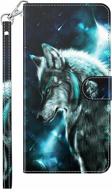 Produktbild PhoneLook Hülle 3D Flip Wolf Universe (Apple iPhone 11)