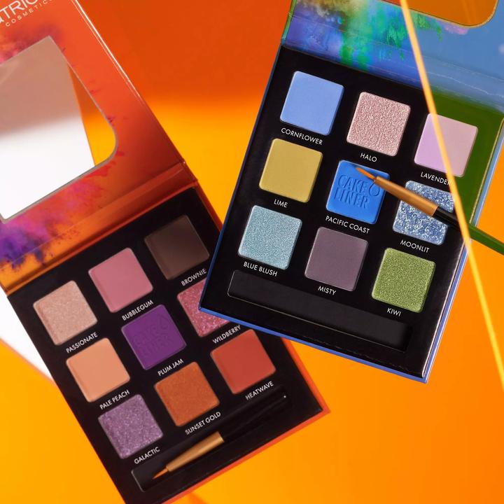 Actual product image Catrice Colour Blast Eyeshadow Palette 020 Blue meets Lime (020 Blue meets Lime)