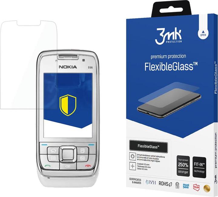 Produktbild 3MK Nokia E66 – FlexibleGlass™ (1 Stück, Nokia E66)