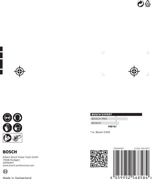 Produktbild Bosch Professional Zubehör EXPERT M480 Starter-Set für Exzenterschleifer, 125 mm, 7-tlg. (80, 120, 180)