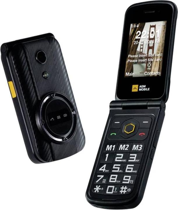 Actual product image AGM M8 128MB 4G BLACK (2.80", 0.08 Mpx, 4G)