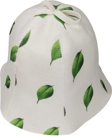 Actual product image Flammifera Sauna Hat With Leaves