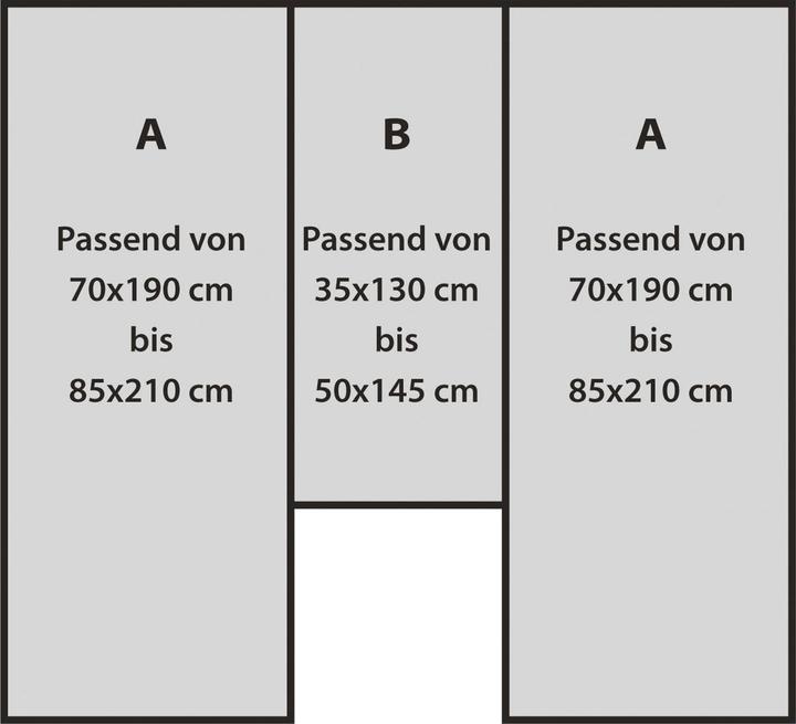 Produktbild Erwin Müller Spannbettlaken 3er-Set für Wohnmobil/Wohnwagen Heckbett (70 x 190 cm)