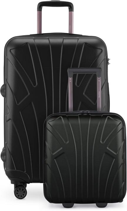 Suitline 2-teiliges Kofferset (Handgepäck (bis 50l), L (90 - 115l))