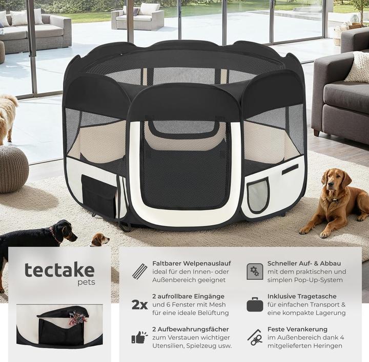 Image du produit tectake Parc à Chiots Chiens