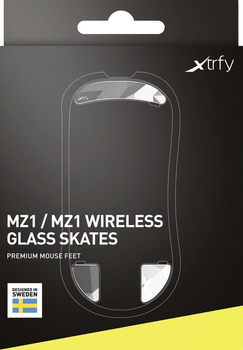Immagine prodotto CHERRY Pattini Xtrfy ZUB Glass MZ1 Litus Bianco