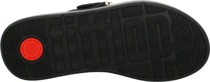 Actual product image Fitflop F Mode Buckle Shimmerlux Flatform Toe Post Sandal (37)
