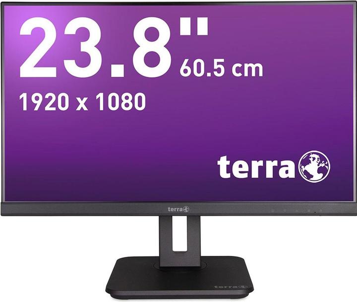 Actual product image Wortmann TERRA LCD/LED 2448W PV V3.1 schwarz HDMI/DP/USB-C (1920 x 1080 pixels, 23.80")