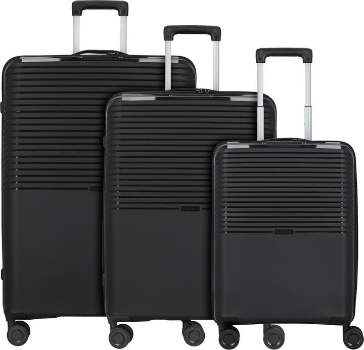 D&N Travel Line 4000 3er Koffer-Set (208 l, XL (ab 115l))
