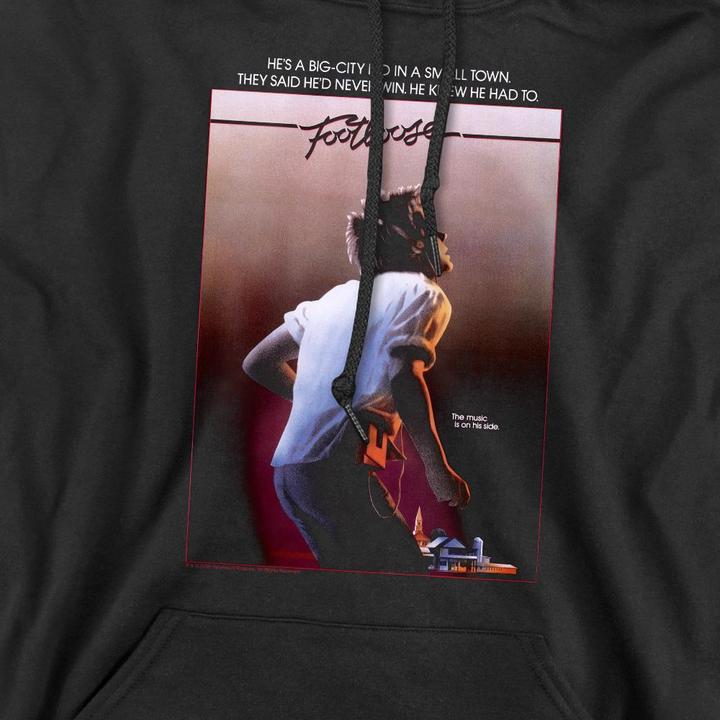Immagine prodotto Footloose Felpa con Cappuccio Poster Uomo (S)