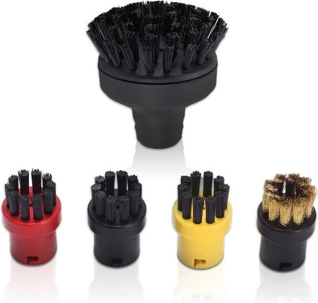 Image du produit Hermex 5-tlg. Alternatives Bürsten-Set für Kärcher Dampfreiniger SC1/SC2/SC3/SC4/SC5/SC7