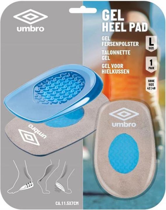 Umbro Gel heel cushion, 1 pair