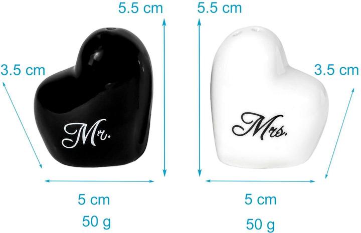 Immagine prodotto Intirilife Salz- und Pfefferstreuer Mr & Mrs (Sale, Pepe)