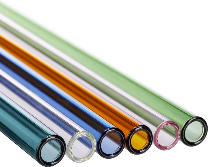 Productafbeelding Relaxdays Glazen rietjes (6 x)