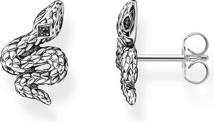 Thomas Sabo Ohrstecker geschwärzt Schlange (925er Silber)