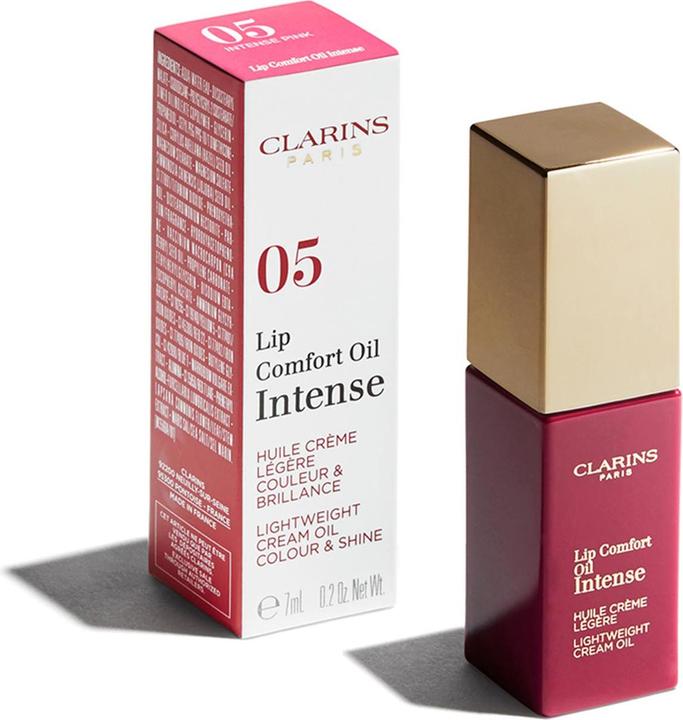 Actual product image Clarins Lip Comfort Oil Intense - Intense Pink 05 (No. 05 Intense Pink)