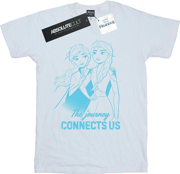 Disney Frozen 2 Elsa and Anna The Journey Connects Us TShirt (4XL)