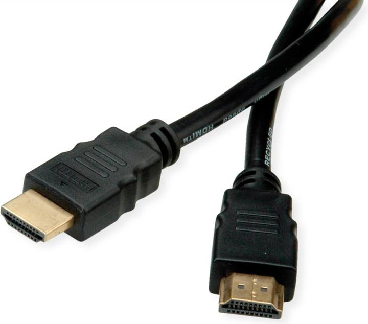 Produktbild Roline HDMI Ultra HD mit Ethernet Kabel (1 m, HDMI)