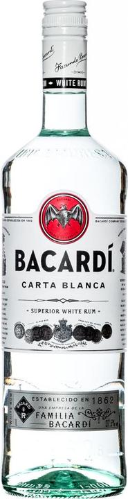 Produktbild Bacardi Carta Blanca weisser Rum Bahamas, vegan