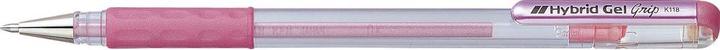 Actual product image Pentel Roller Hybrid Gel Grip (Pink, 1 x)