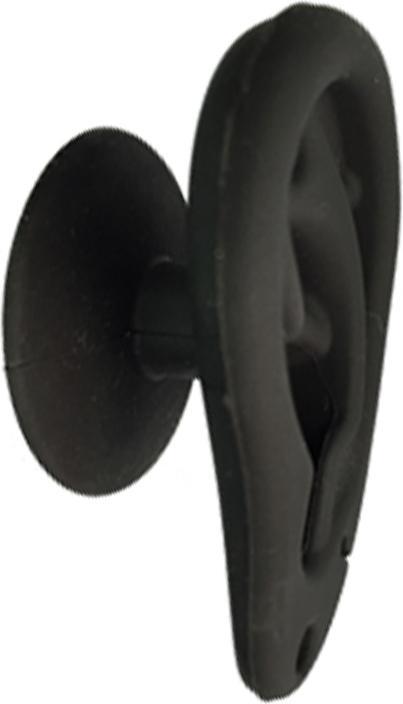 Immagine prodotto Star Piercing Silikon Ohr dunkel mit Saugnapf (Silicone)