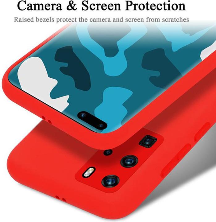 Produktbild Cadorabo TPU Liquid Silicone Case Cover (Huawei P40 Pro+)