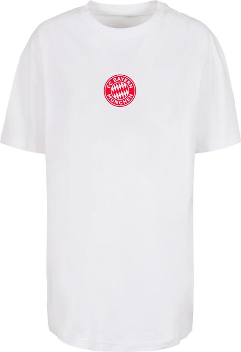 FC Bayern München Logo Red Oversized Boyfriend Tee - 119409 (S)