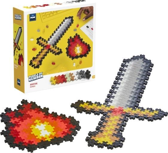 Productafbeelding Plus-Plus Puzzel Door Getal Avontuur 250st - (3910)