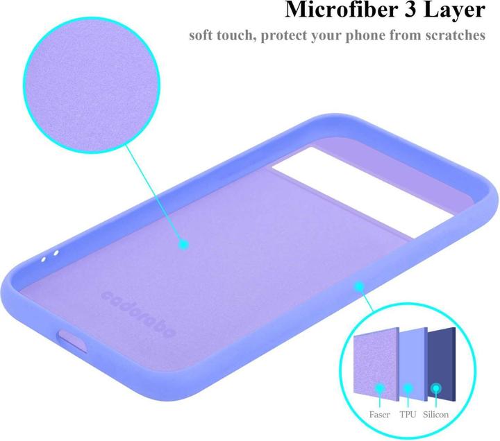 Actual product image Cadorabo Bumper Case for Google PIXEL 7 TPU Liquid Silicone Cover for Google PIXEL 7 (Google Pixel 7)