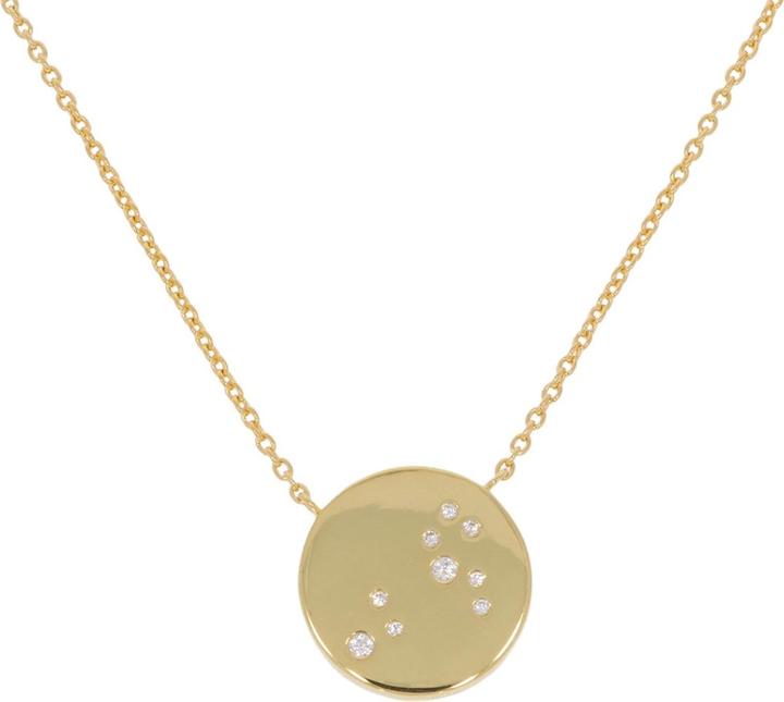 Sif Jakobs Collier Zodiaco Löwe vergoldet (925 Sterling Silber, 48 cm)