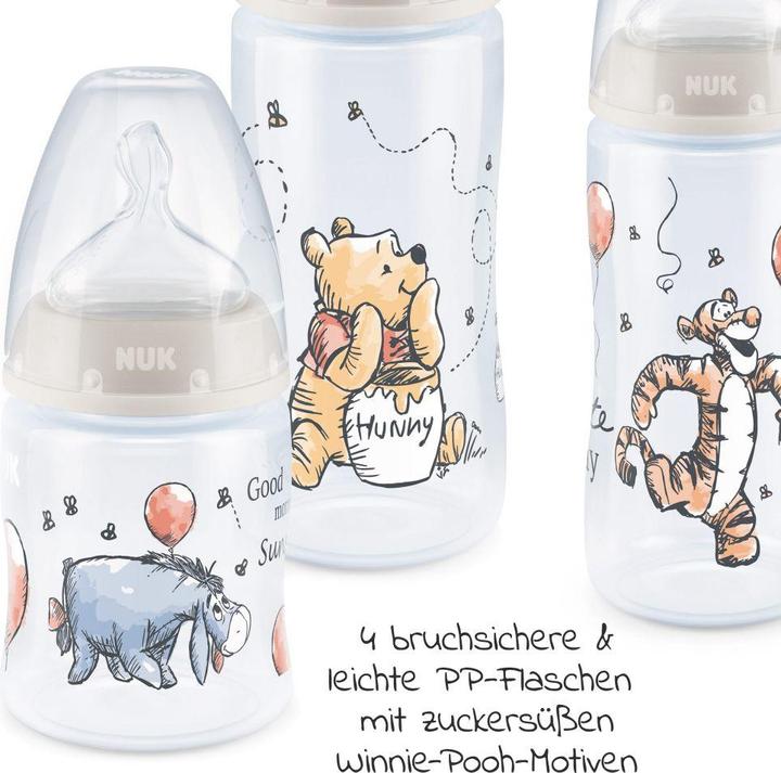 Immagine prodotto NUK Disney Winnie the Pooh Prima Scelta+ Starter Set con Controllo Temperatura (300 ml)