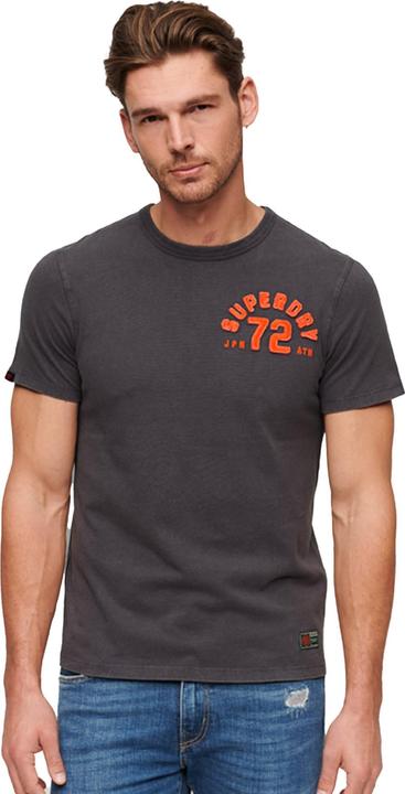 Actual product image Superdry T-Shirt Casual Bequem sitzend Vintage Athletic Chest Short Sleeve T-Shirt (L)
