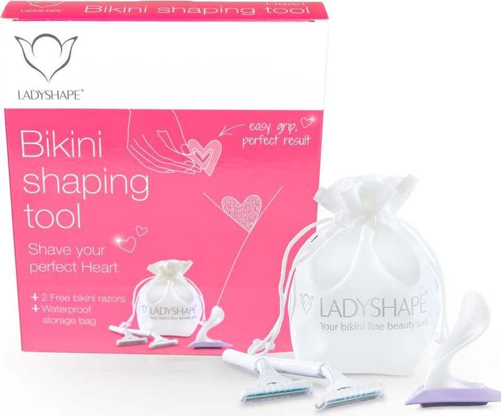 Actual product image Ladyshape Bikini Shaping Tool Heart (Intimate washing lotion)