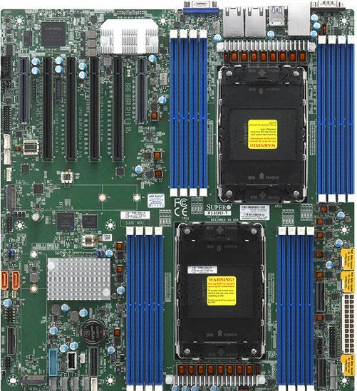 Supermicro Scheda madre X13DEI-T (confezione bulk) (LGA 4677, Intel C741, E-ATX)