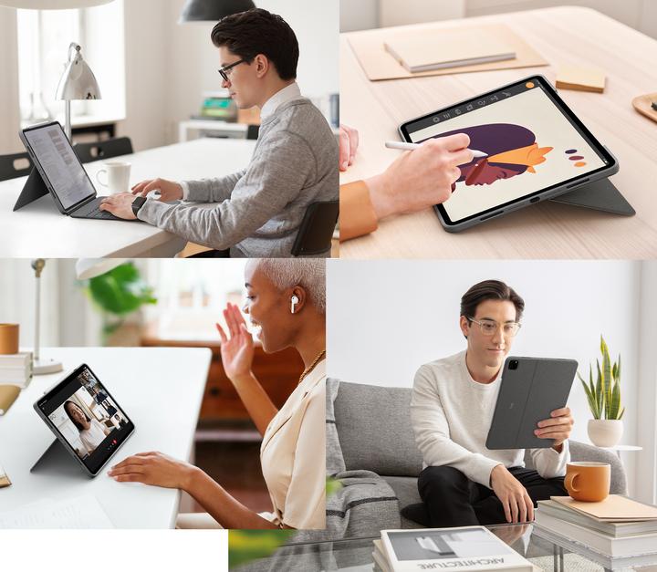 Image du produit Logitech Combo Touch (US, iPad Pro 12.9 2022 (6e génération), iPad Pro 12.9 2021 (5ème génération))