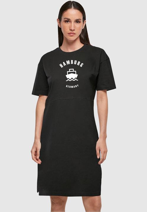 Produktbild Merchcode Ladies Hamburg X Organic Oversized Slit Tee Dress - 117705 (M)