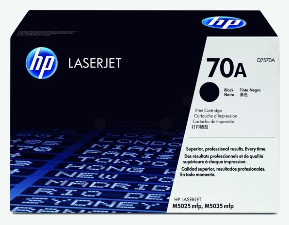 Actual product image HP Toner black Orig.No. Q7570AC (FC)