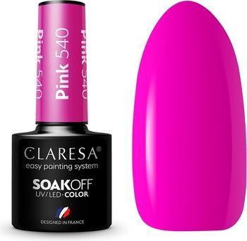 Claresa Soak Off Uv/Led Pink Gel Polish 540 5G (Pink, UV-Gel Lack)