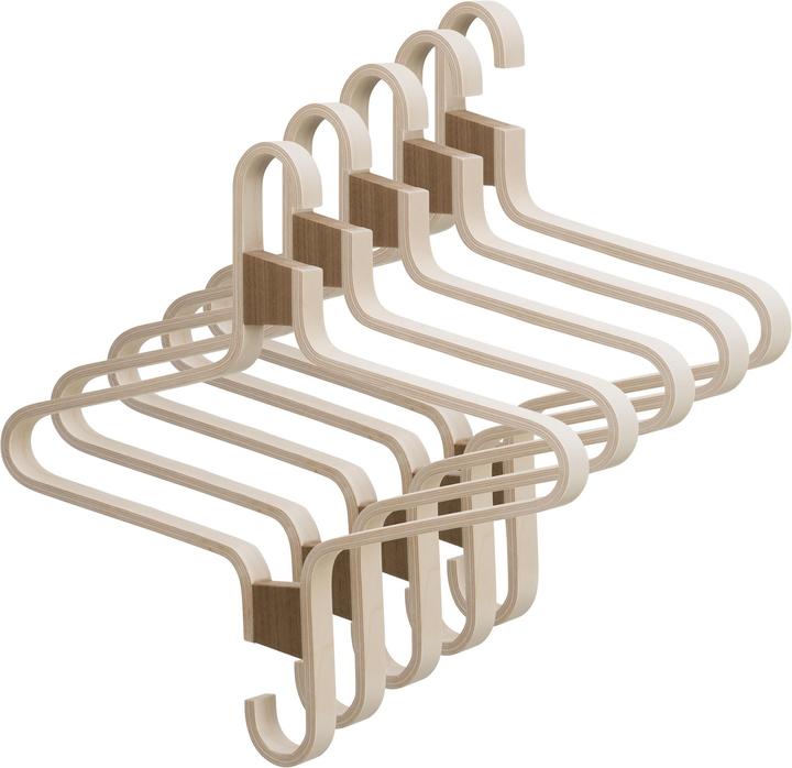 Nordic Hysteria Eikun Hanger Set di 5 Birch