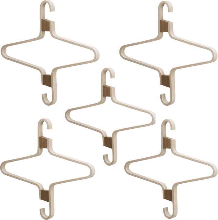 Actual product image Nordic Hysteria Eikun hanger set of 5 birch