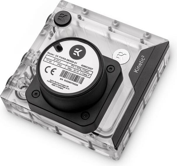 Produktbild EKWB EK-Quantum Kinetic3 FLT D5 PWM Ausgleichsbehälter-Pumpen-Kombination - 120mm, D-RGB