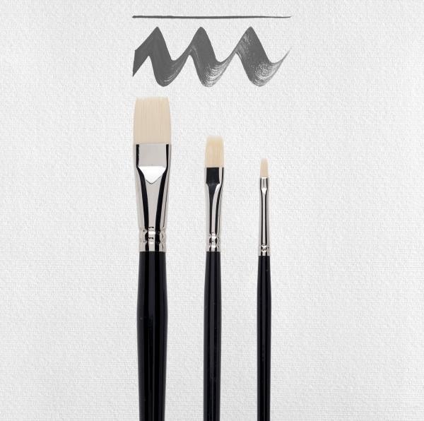 Actual product image Talens Amsterdam acrylic brush set Series 600, M (No. 4-8-16) (16 mm)