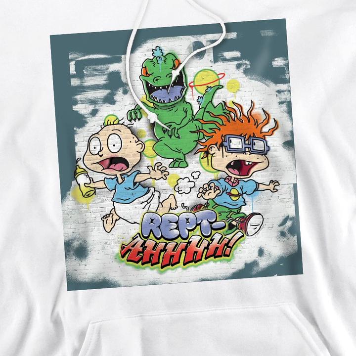 Immagine prodotto Rugrats Rept-Ahhhhh! Felpa con Cappuccio Tommy e Chucky Uomo (XL)
