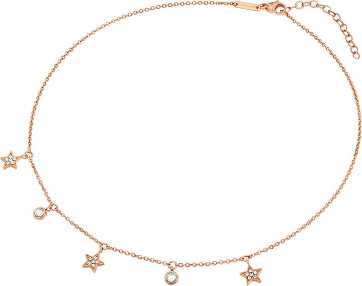 Actual product image Eastside Ladies Star Stainless Steel Preciosa rose gold 40.0 cm base chain + 5.0 cm extension - 29804 (Stainless steel, 40 - 45 cm)