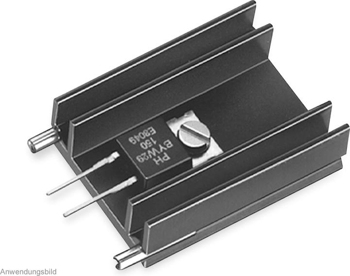 Produktbild Fischer Elektronik Kühlkörper, SK 145 25,4 STS, Leiterkartenkühlkörper, schwarz, Aluminium