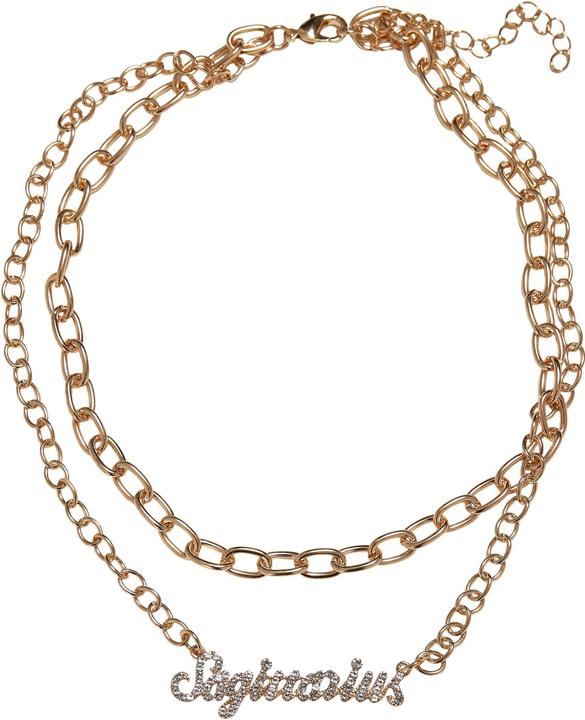 Image du produit Urban Classics Diamond Zodiac Golden Necklace - 17138 (Zinc, Fer)