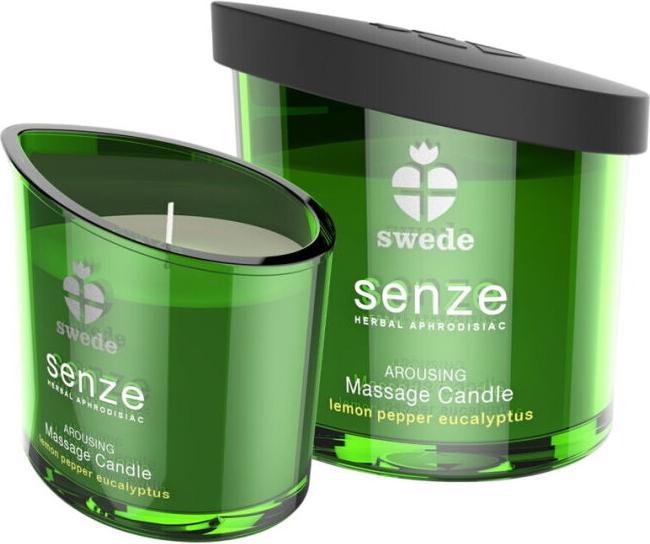 Image du produit Swede Senze Arousing Massage Candle Lemon Pepper Eucalyptus 150 ml (150 ml)